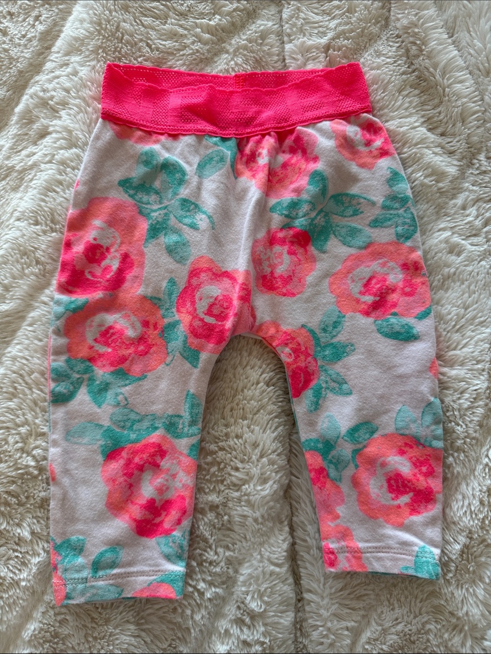 Bonds Pink Floral Leggings